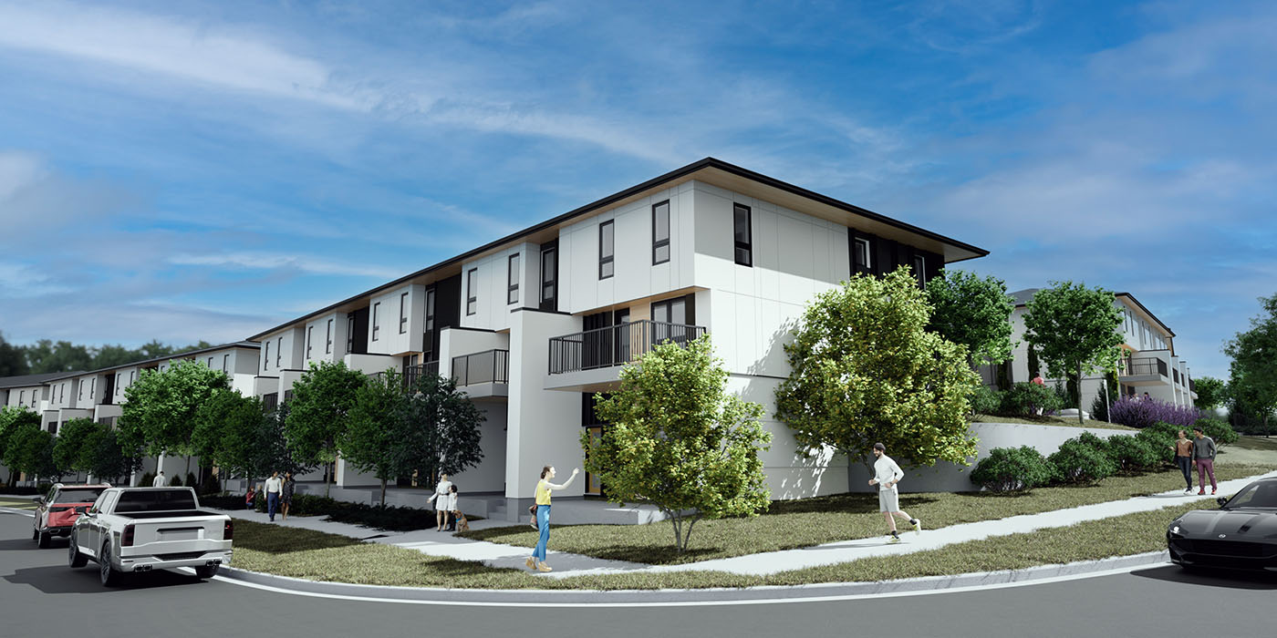 ZEN Crimson Ridge rendering with blue sky in background